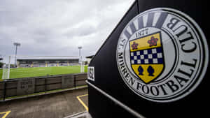 St Mirren Stadium Viewwith Crest Wallpaper