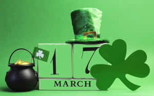 St Patricks Day Green Decor Wallpaper