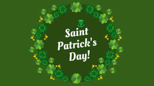 St Patricks Day Greeting Design Wallpaper