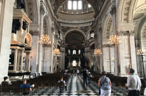 St. Paul's Cathedral And Its 528 Steps Wallpaper