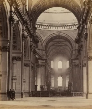St Paul's Cathedral London Old Interior Photography Wallpaper