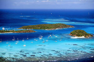 St Vincent And The Grenadines Sailing Boats Wallpaper