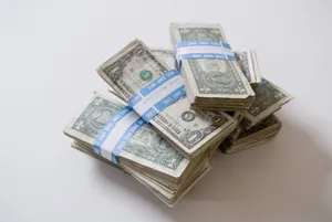 Stacked U S Dollar Bills Wallpaper