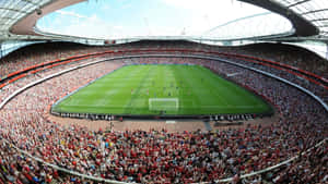 Stadium Full Crowd Football Match Wallpaper