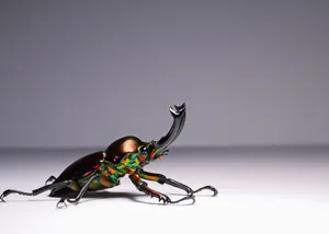 Stag Beetle Profile Wallpaper