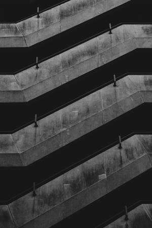 Staircase Black Phone Wallpaper