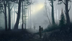 Stalker Video Game Forest Wallpaper