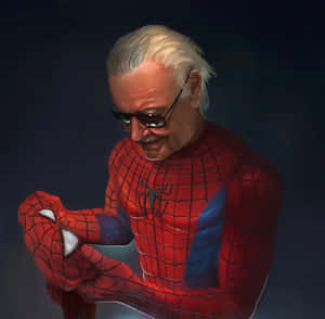Stan Lee Tribute - Honoring A Comics Legend Wallpaper