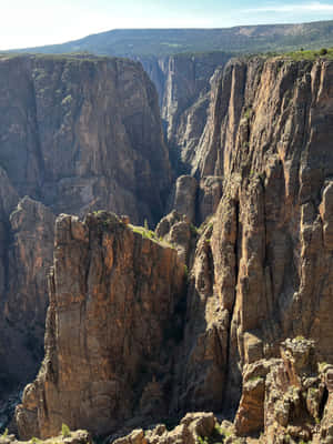 Stand At Edge Of The Black Canyon And Get Lost In Its Beauty Wallpaper