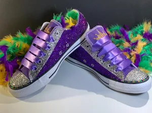 Stand Out From The Crowd With A Pair Of Stylish Purple Shoes Wallpaper