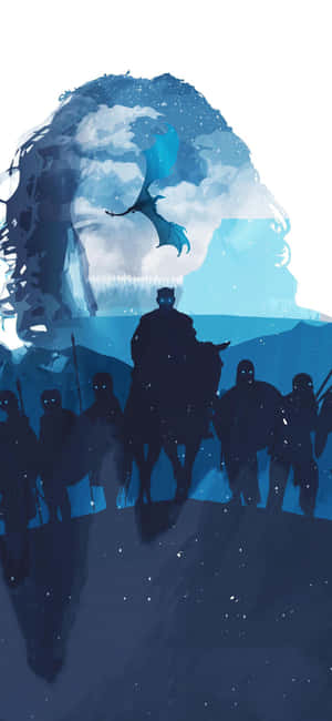 Stand Tall With The House Stark And Download Your Game Of Thrones Iphone Background Today. Wallpaper