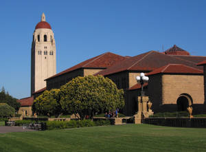 Stanford University And Iconic Hoover Tower Wallpaper