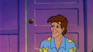 Stanley Ipkiss Holding The Magical Mask In The Animated Series Wallpaper