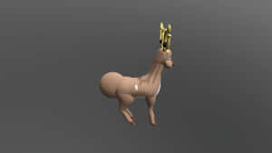 Stantler Side View Wallpaper