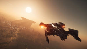 Star Citizen Buccaneer On Lorville Wallpaper