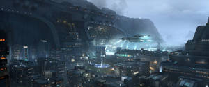 Star Citizen Futuristic City Wallpaper