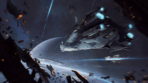 Star Citizen Rsi Polaris Ship Wallpaper