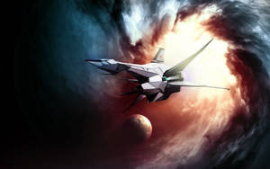 Star Fox Arwing In Space Wallpaper