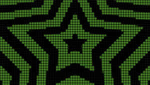 Star Green Cyber Y2k Aesthetic Wallpaper