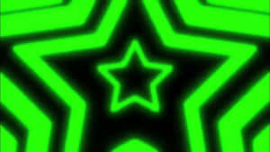 Star Green Cyber Y2k Aesthetic Wallpaper