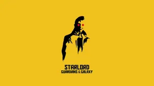 Star Lord Yellow Wallpaper