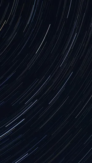 Star Trails In The Night Sky Wallpaper