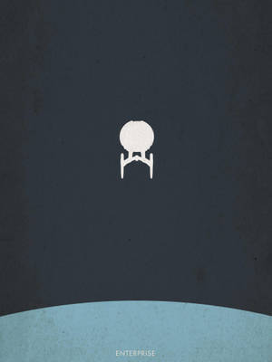 Star Trek Iphone Minimalist Enterprise Wallpaper