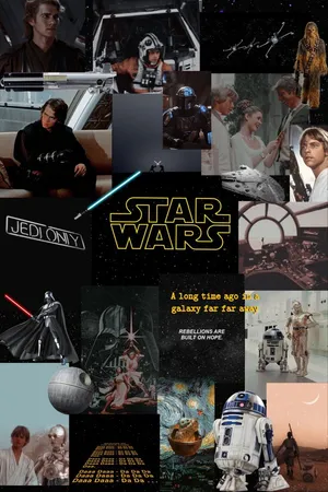 Star Wars Collage Aesthetic Wallpaper