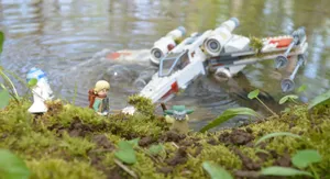 Star Wars Dagobah Xwing Crash Site Wallpaper