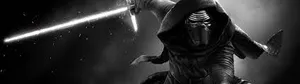 Star Wars Dual Screen Kylo Ren Weapon Wallpaper