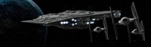 Star Wars Dual Screen Star Destroyer Wallpaper
