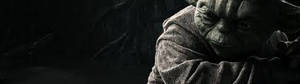 Star Wars Dual Screen Yoda Wallpaper