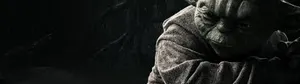 Star Wars Dual Screen Yoda Wallpaper
