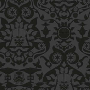 Star Wars Inspired Damask Pattern Wallpaper