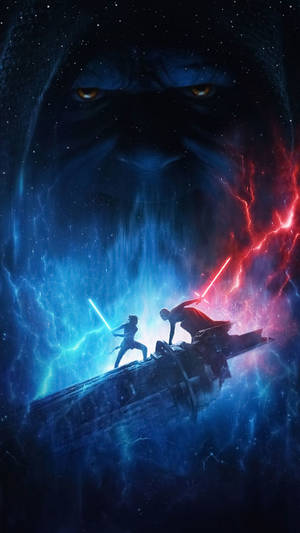 Star Wars Iphone 6 Plus Red Blue Wallpaper