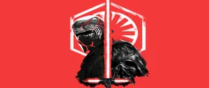 Star Wars Kylo Renand Darth Vader Artwork Wallpaper