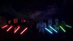 Star Wars Moving Minecraft Wallpaper