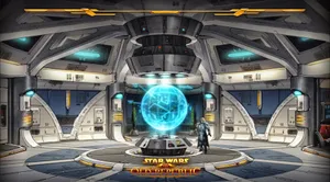 Star Wars Old Republic Spaceship Bridge Wallpaper