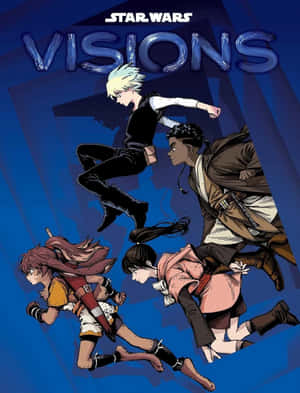 Star Wars Visions Anime Characters Wallpaper