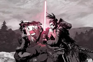 Star Wars Visions Samurai Duel Wallpaper