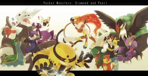 Staraptor Diamond And Pearl Wallpaper