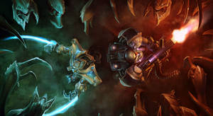 Starcraft 2 High Templar Terran Wallpaper