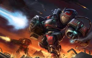 Starcraft 2 Huge Armored Characters Wallpaper