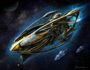 Starcraft 2 Mothership Protoss Phoenix Fighter Wallpaper