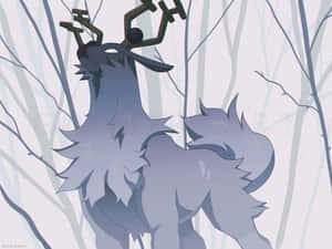 Stare Down Wyrdeer Wallpaper