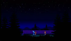 Stargazing In Stardew Valley Wallpaper