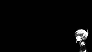 Staring Black Anime Pfp Wallpaper