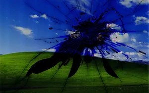 Staring Into A Shattered Reality Wallpaper