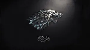 Stark Sigil Winter Is Coming Wallpaper