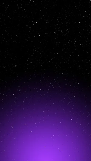Starry Black And Purple Phone Wallpaper